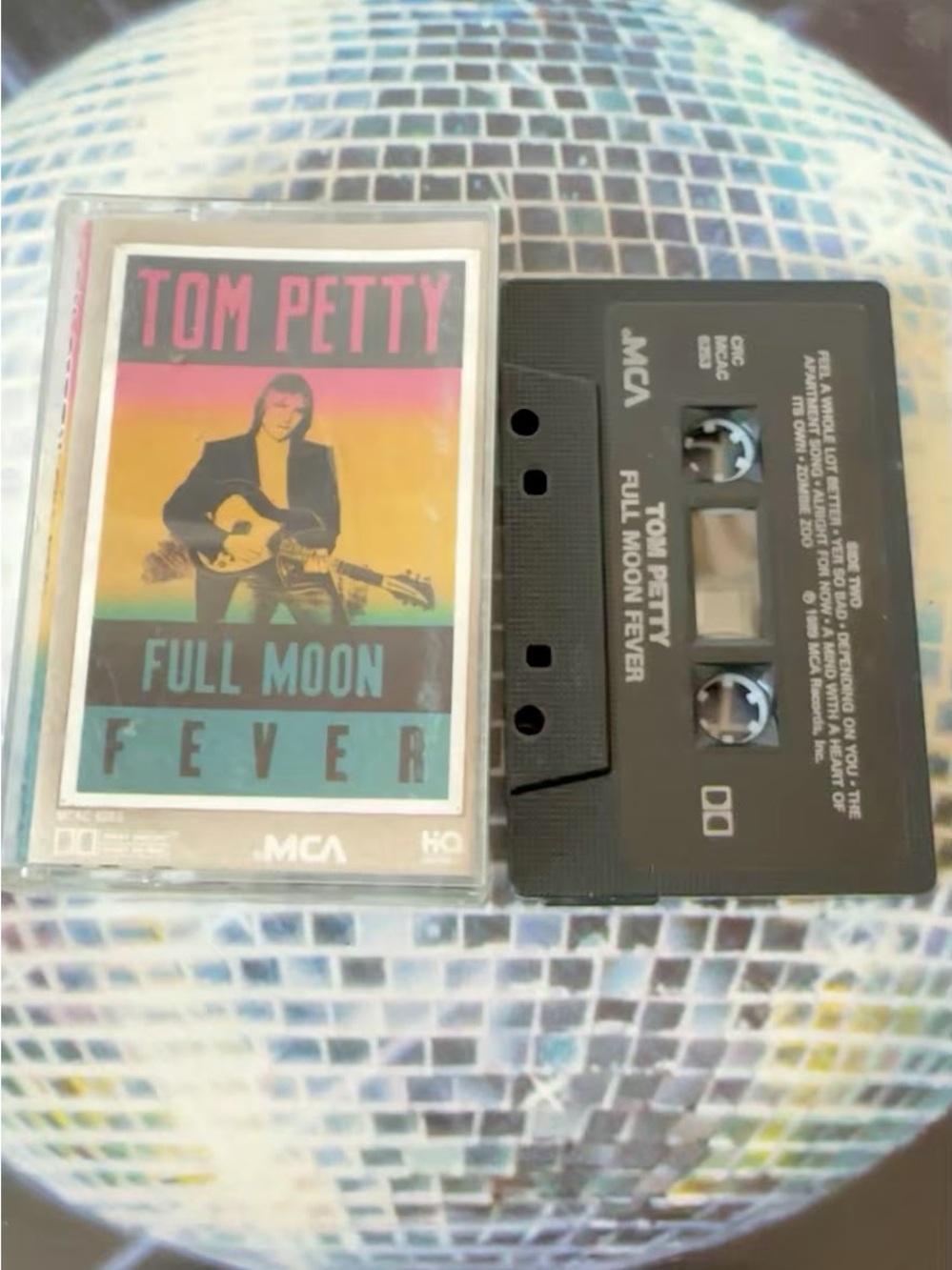 Tom Petty 'Full Moon Fever' Cassette Tape. VGC